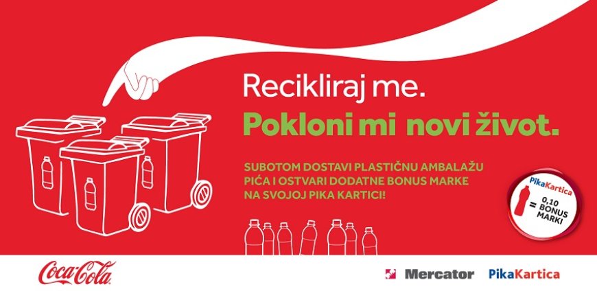 Coca-Cola i Mercator ponovo udruženi za svijet bez otpada