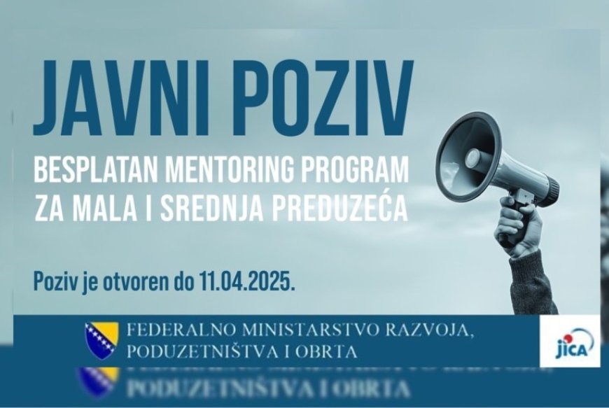 Javni poziv za bespovratna sredstva 2025: Podrška privrednicima u FBiH