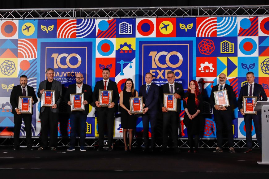 Najuspješnije kompanije i pojedinci iz BiH i regiona nagrađeni na svečanoj ceremoniji "100 najvećih"